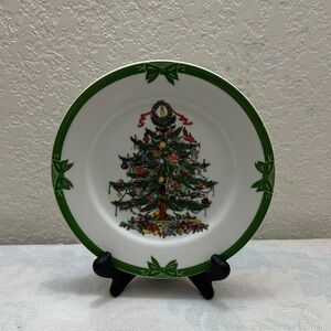 Yule Tide Festive Christmas Plate